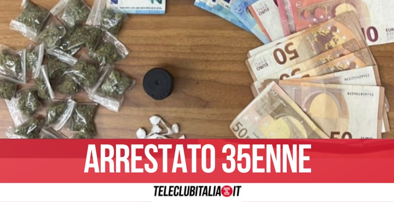 Coca, hashish e marijuana: pusher arrestato a Casoria Coca, hashish e marijuana: pusher arrestato a Casoria