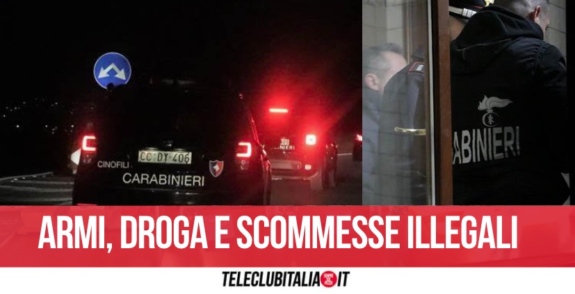 Blitz dei Carabinieri a Castel Volturno, raffica di arresti e sequestri Blitz dei Carabinieri a Castel Volturno, raffica di arresti e sequestri