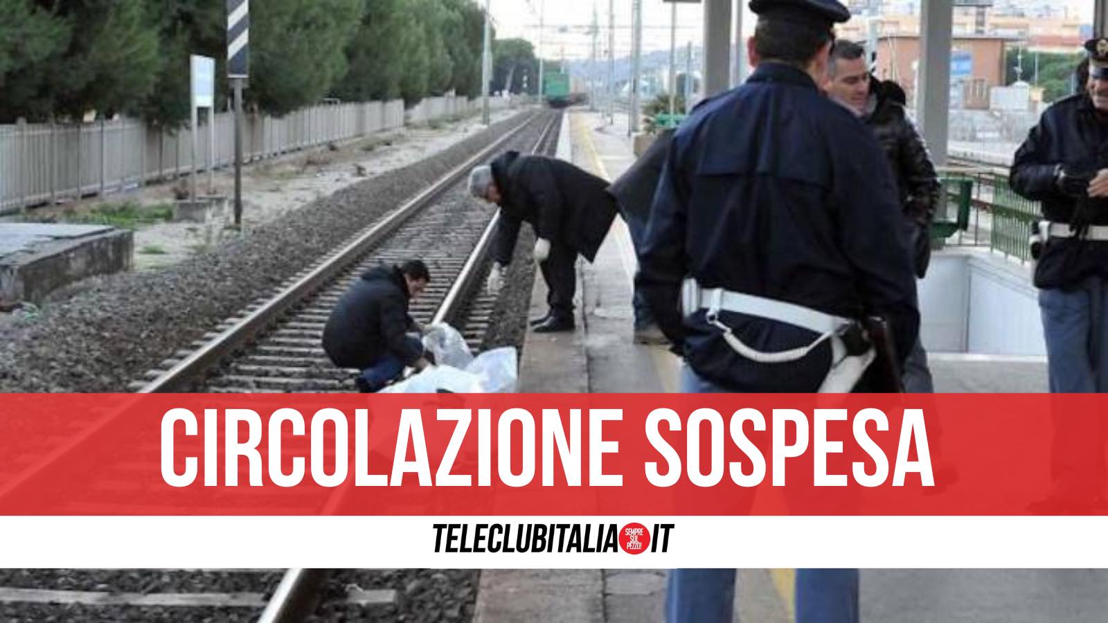 morto curti linea napoli roma treno ragazzo