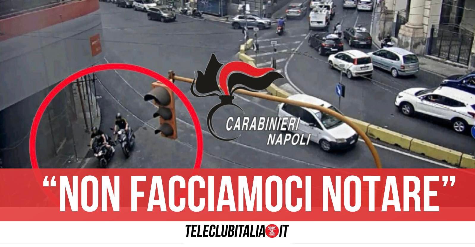 moto rubata napoli telecamere