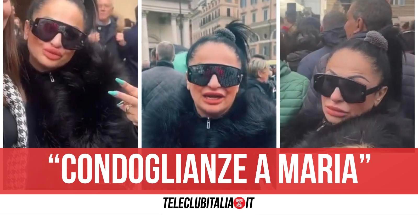 rita de crescenzo funerali maurizio costanzo rita de crescenzo funerali maurizio costanzo