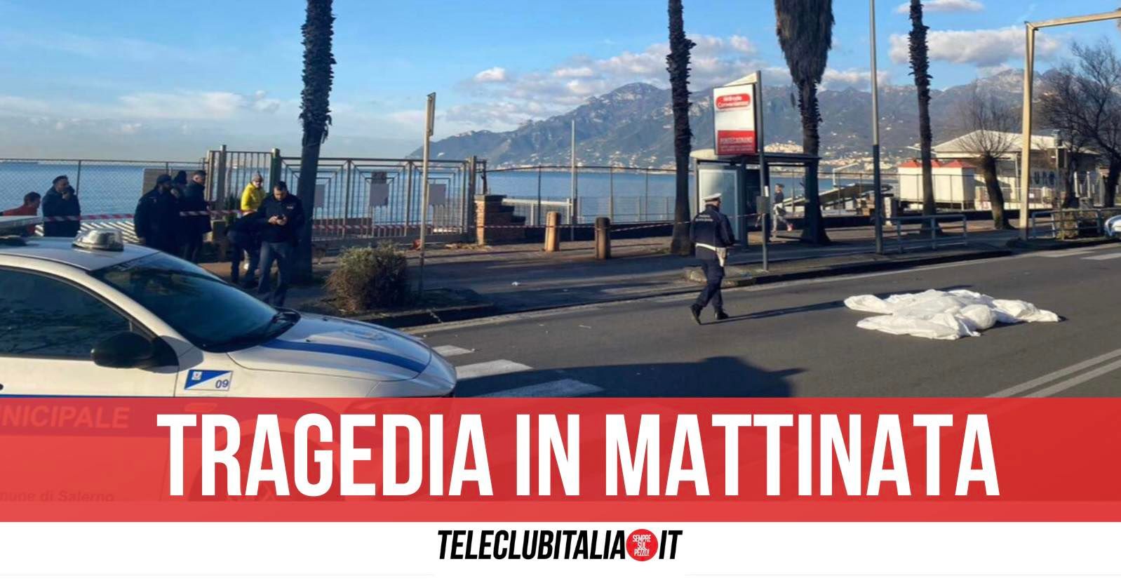 salerno lungomare investito ucciso pedone