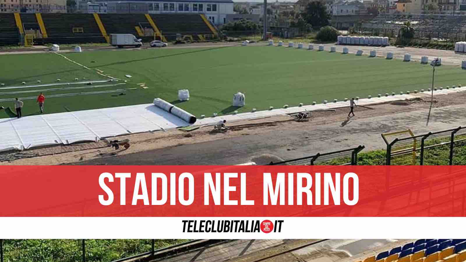 stadio giugliano furto