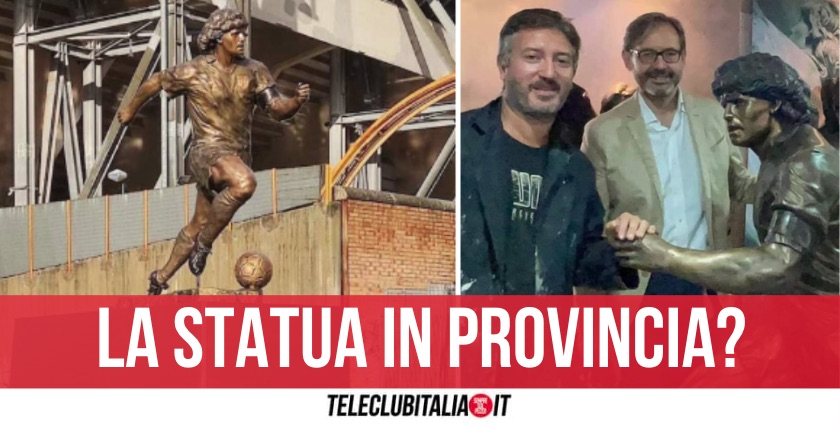 statua maradona afragola