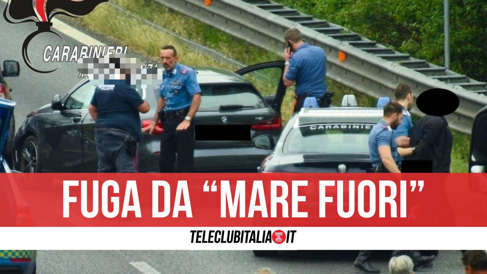 16enne orta di atella fuga carabinieri