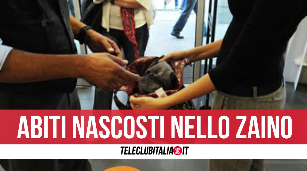 Shopping senza pagare a Napoli, bloccata coppia di 20enni