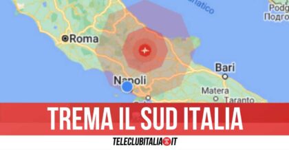 Forte scossa di terremoto a Campobasso, trema anche la provincia di Napoli