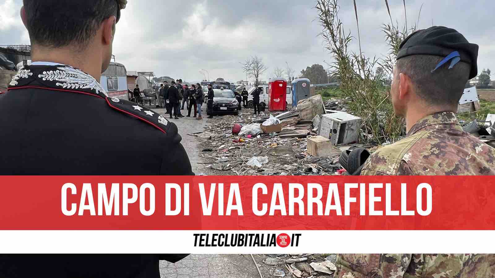 blitz campo rom giugliano