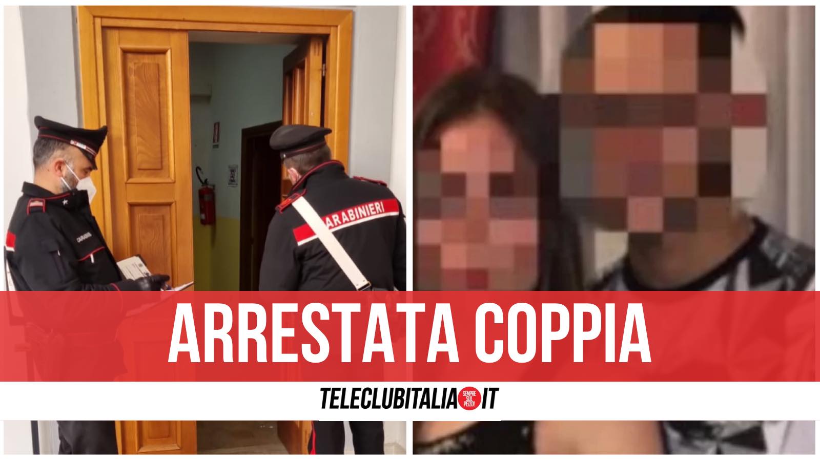 coppia droga arrestata licola delia esposito