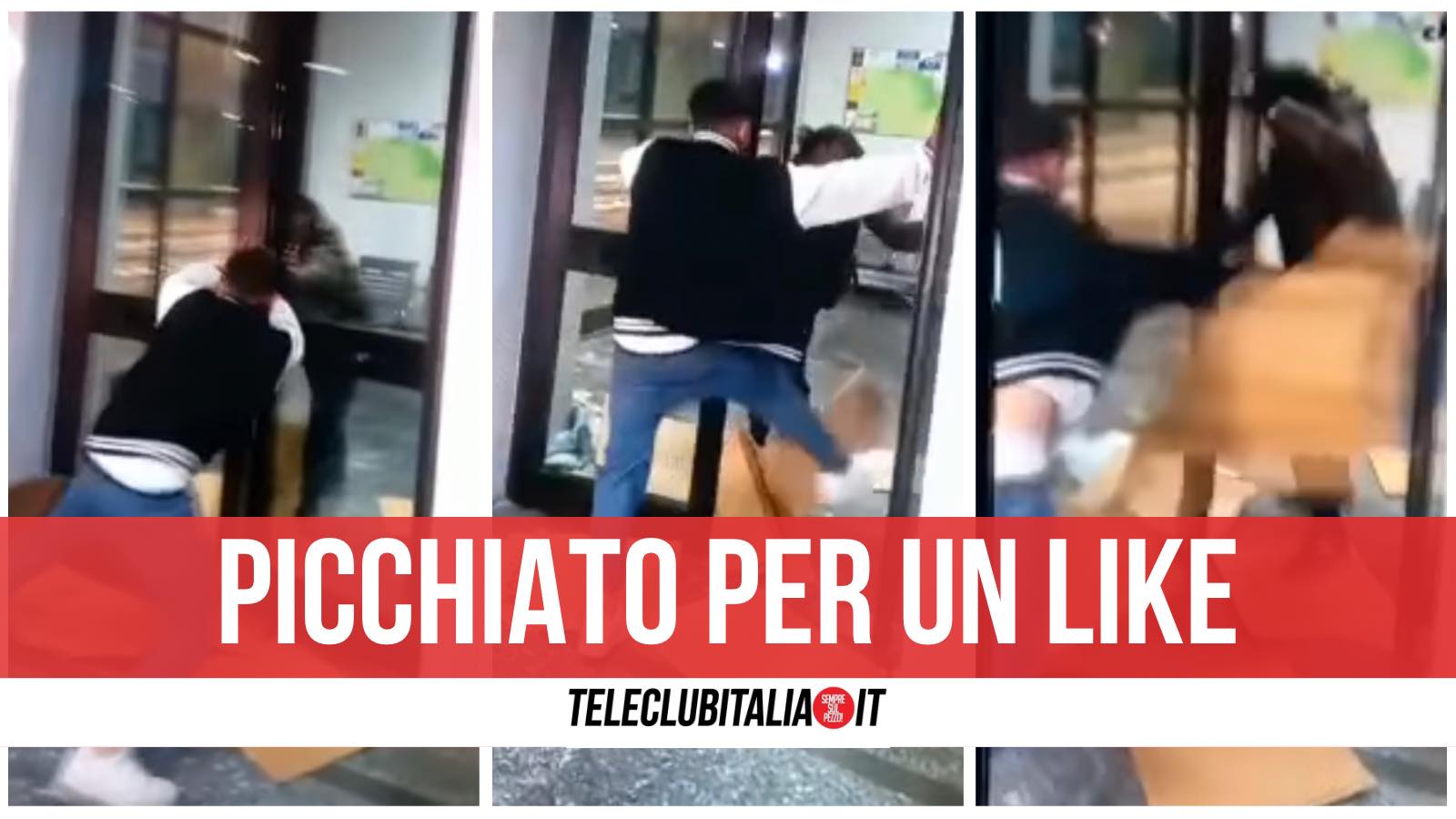 sarno disabile picchiato stazione video