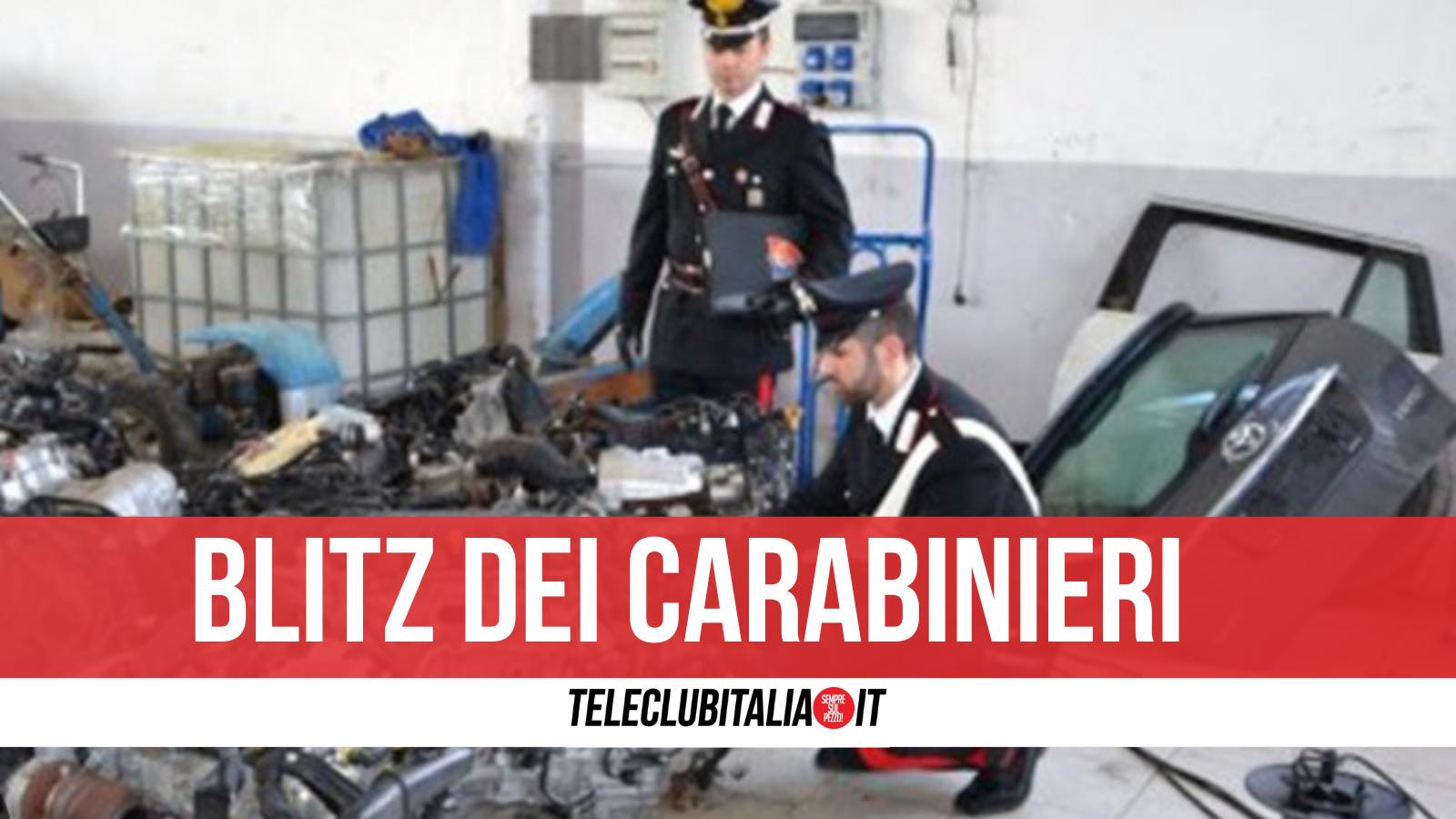 officina abusiva giugliano sequestro