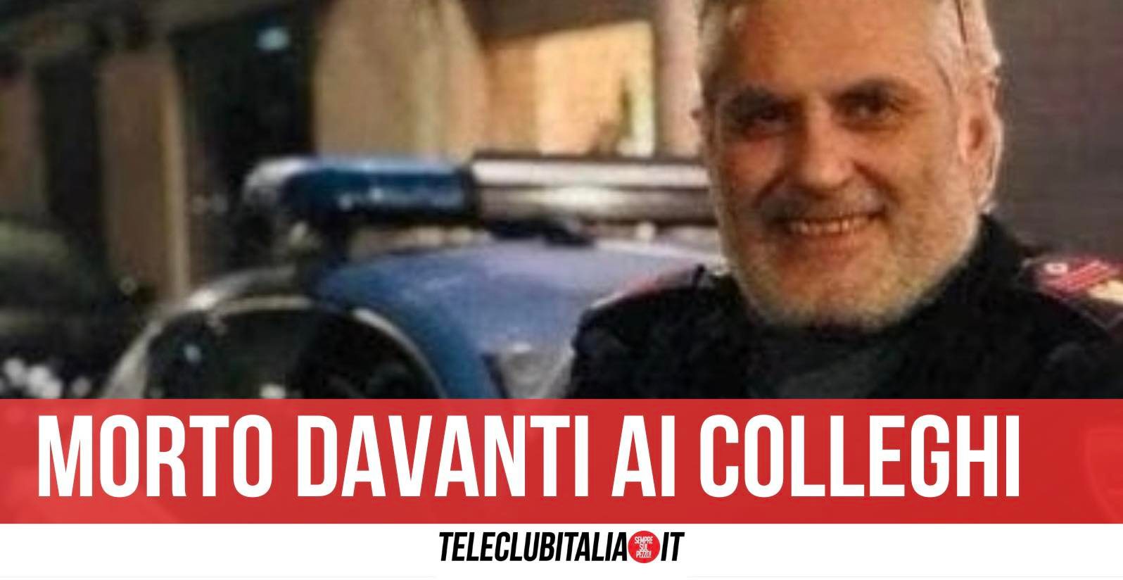 poliziotto morto lecce davanti ai colleghi malore questura