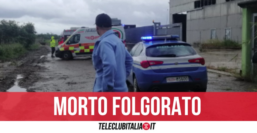 Tragedia in Campania, 24enne muore folgorato da una scarica elettrica