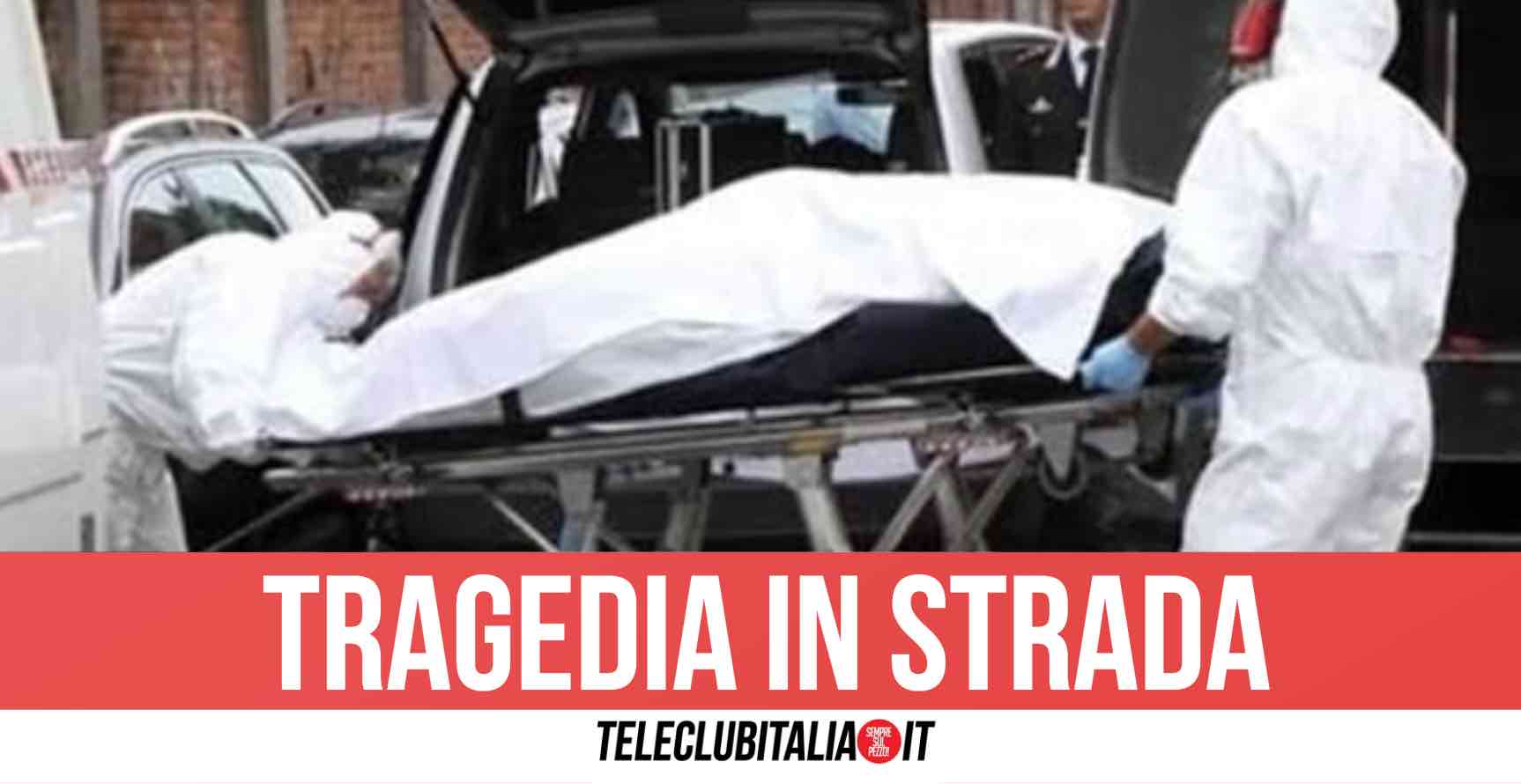 Macabra scoperta nel casertano, trovato cadavere in strada: era nudo e senza documenti 