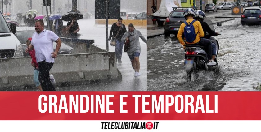 Nuova allerta meteo in Campania, previsti temporali nel pomeriggio