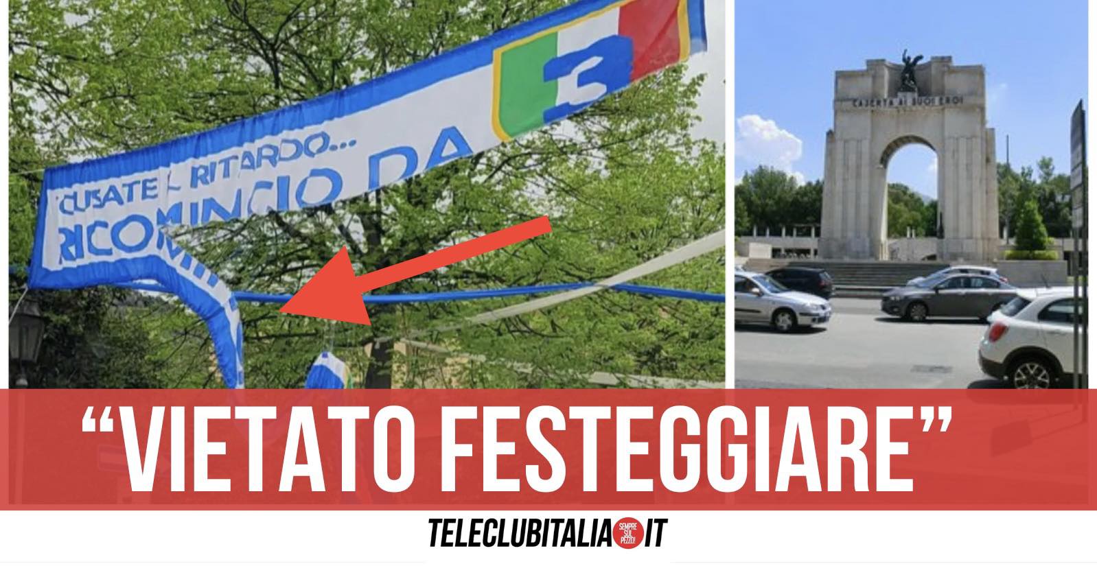 casertana tifosi festeggiamenti