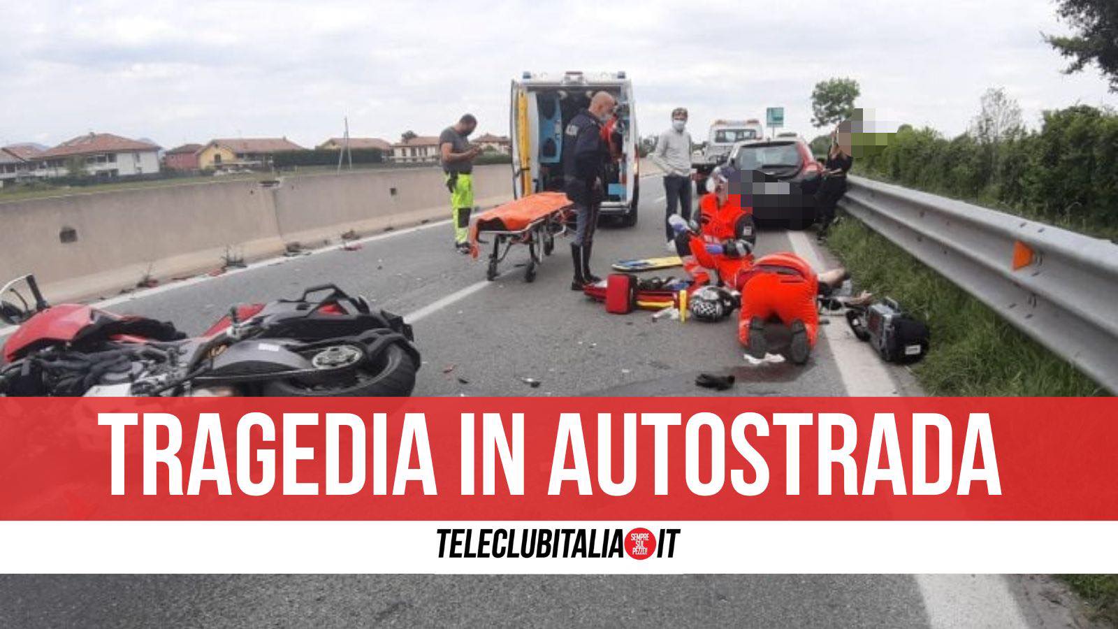 morta a1 autostrada 52 anni moto