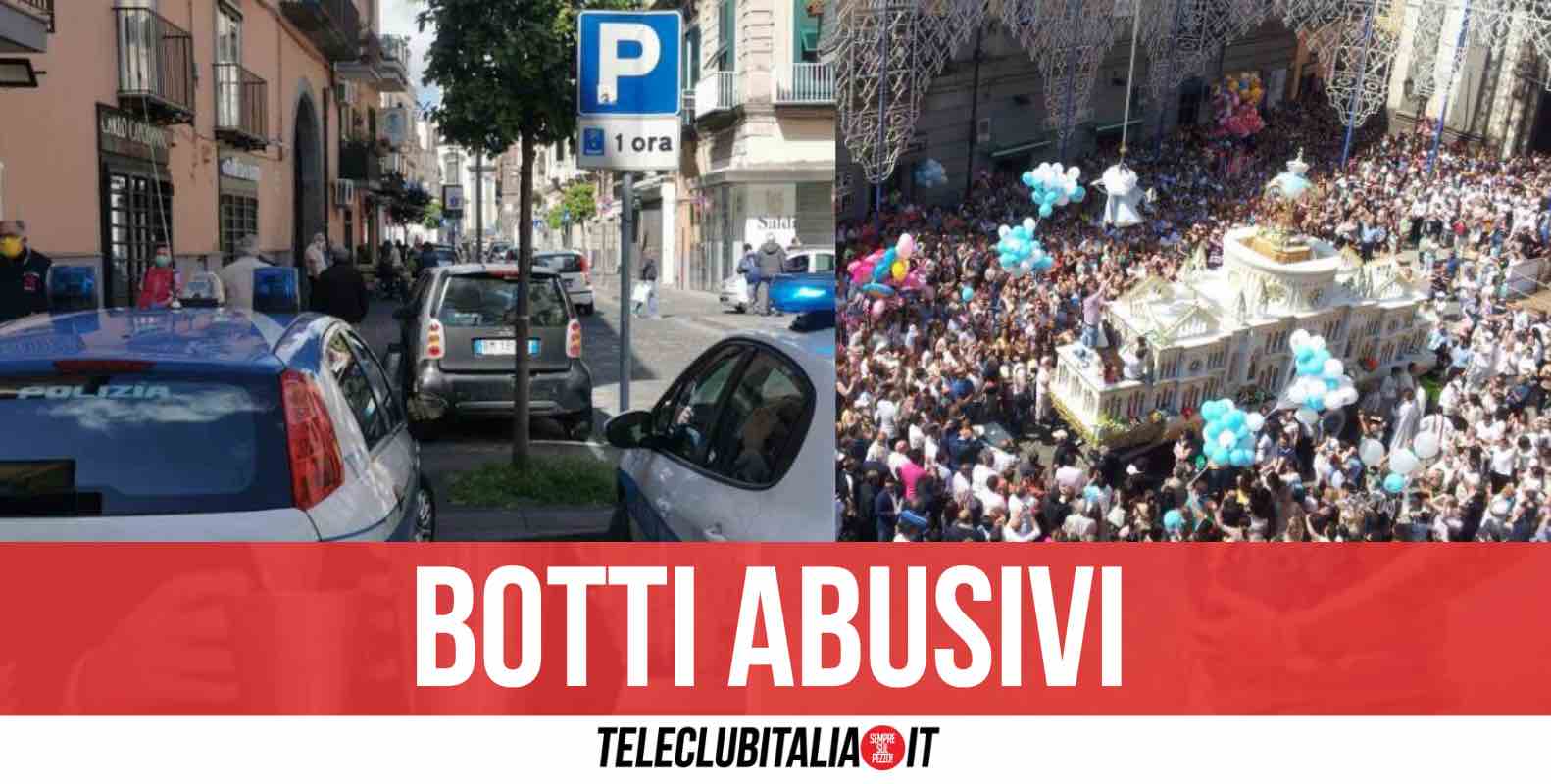 Madonna della Pace a Giugliano, fuochi abusivi durante la festa: 3 denunciati