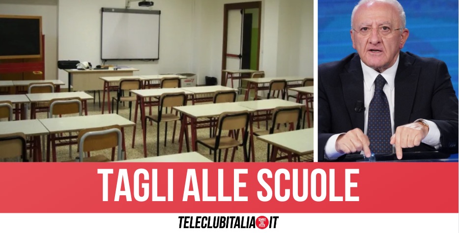 de luca tagli scuole