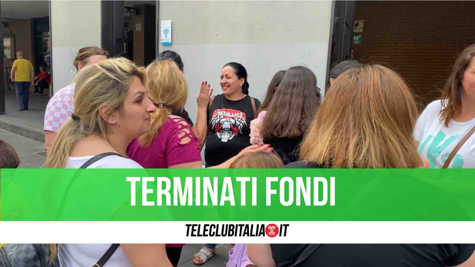 protesta comune famiglia al centro