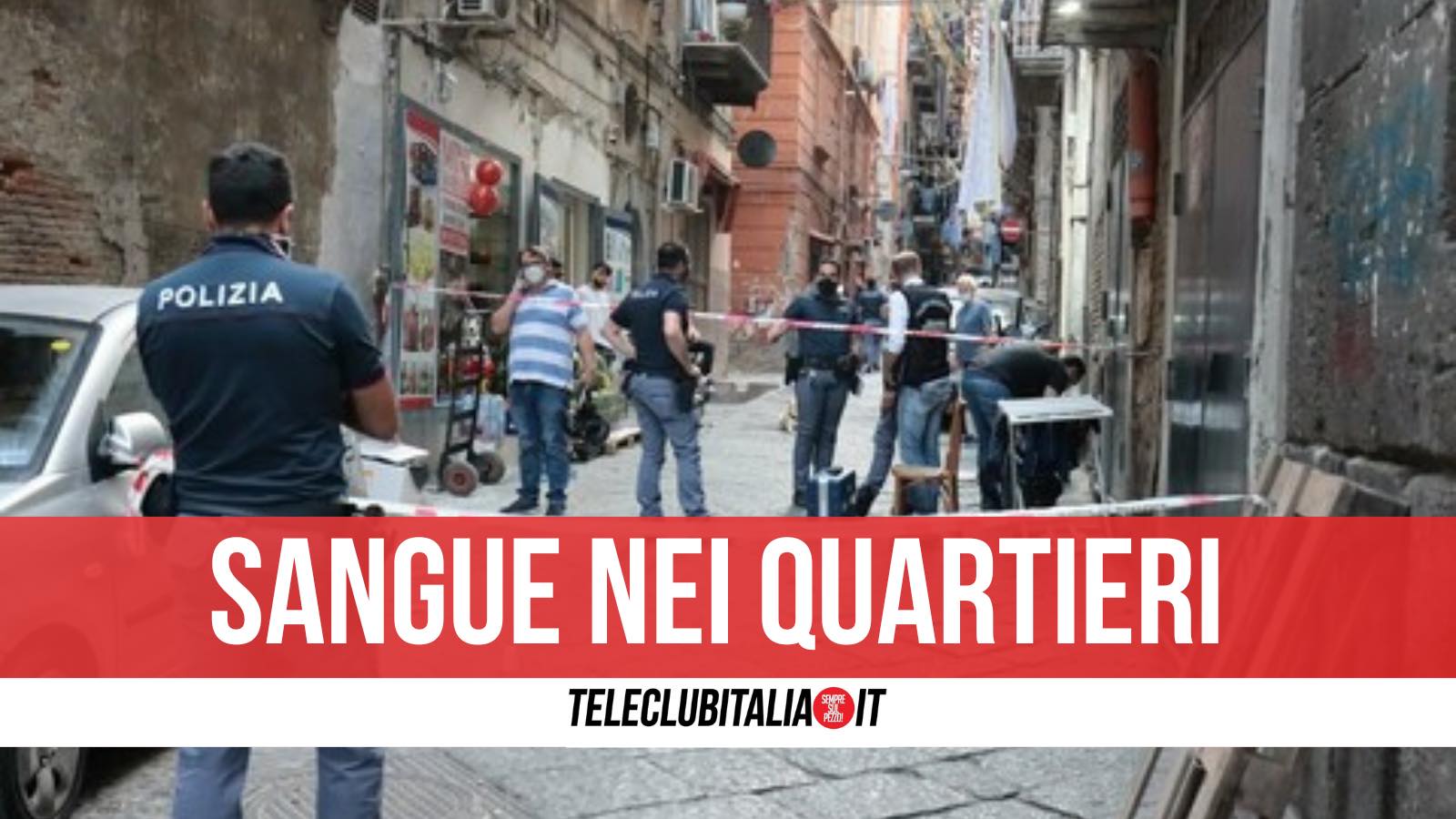 sparatoria quartieri rapina scooter a poliziotto