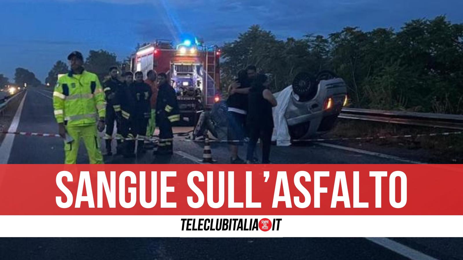 asse mediano incidente 19enne giugliano