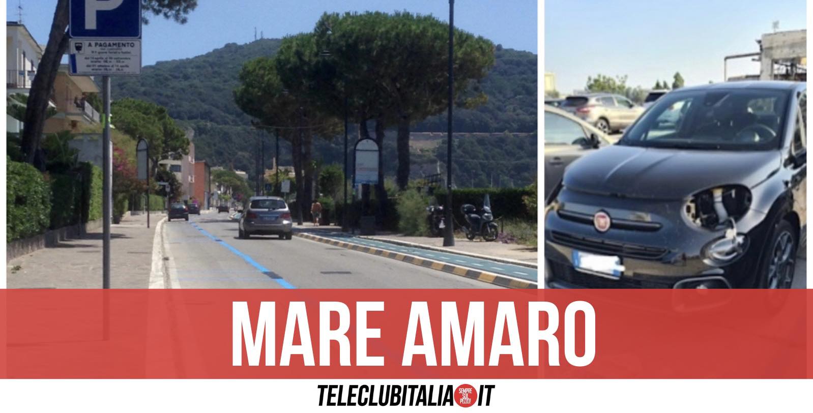 gaeta parcheggio 12 euro auto vandalizzata gaeta parcheggio 12 euro auto vandalizzata
