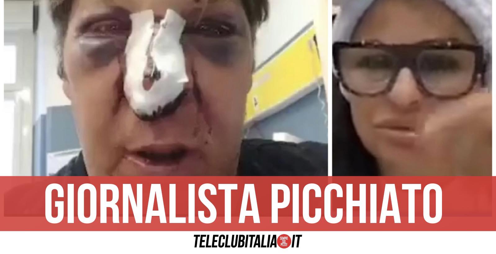 giornalista picchiato rita de crescenzo