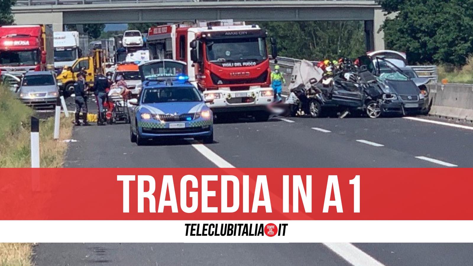 incidente a1 14 luglio morto capua