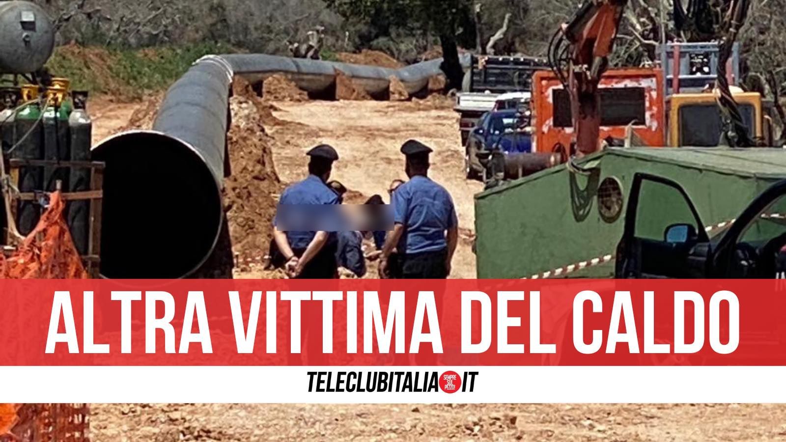 morto caldo cantiere eav brescia