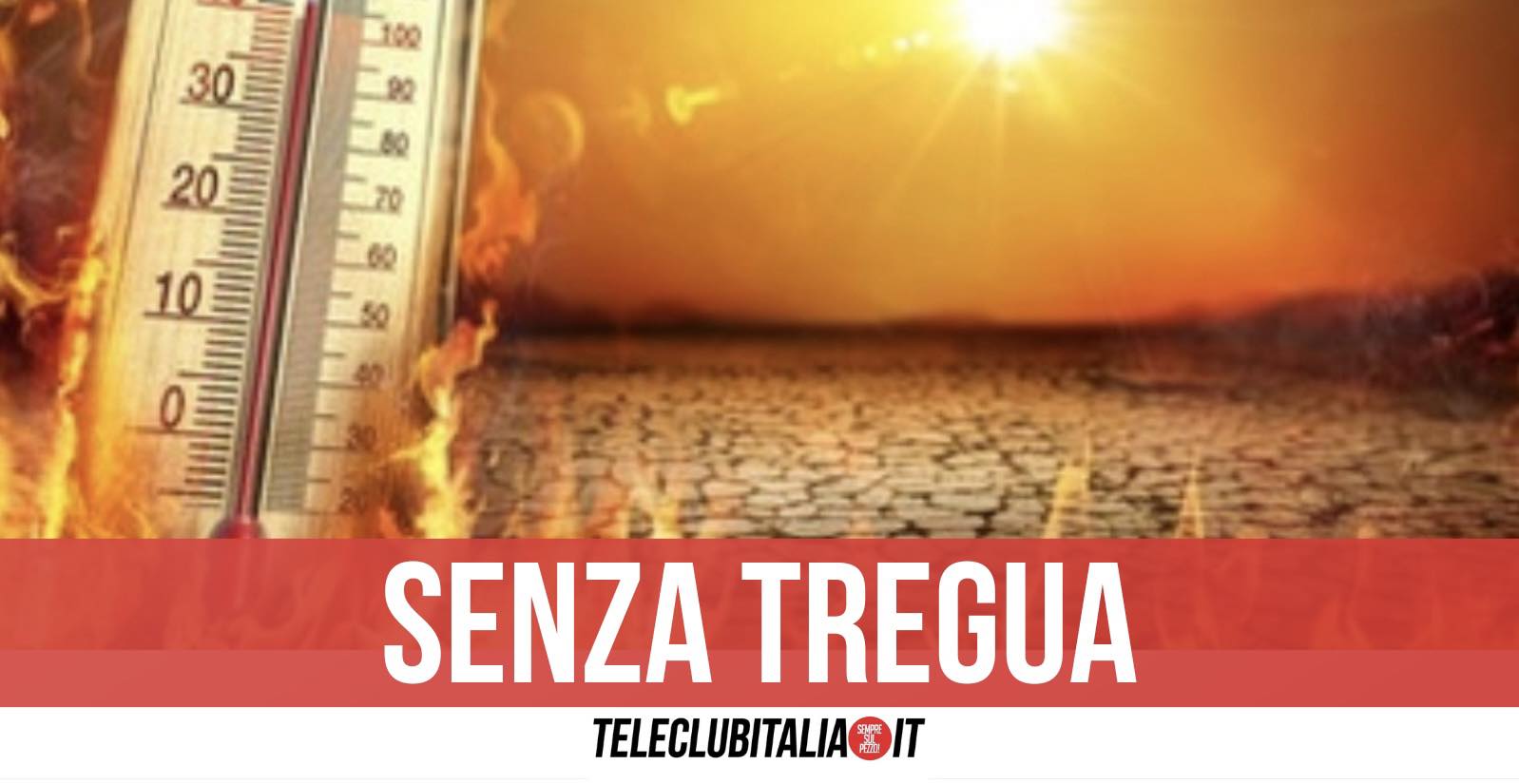 ondata di calore mercoledì 26 luglio