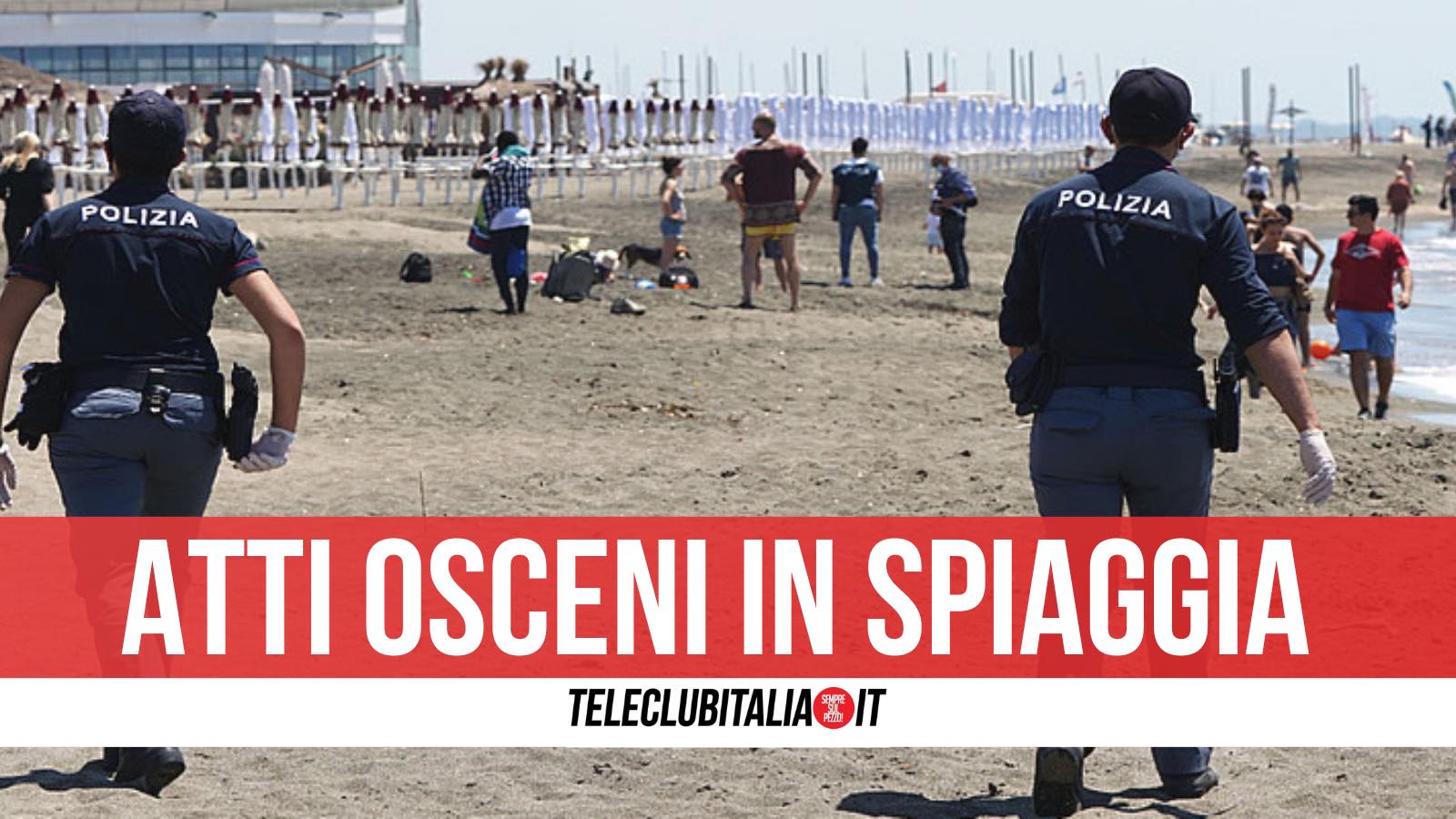 polizia ischia arrestato atti osceni in spiaggia