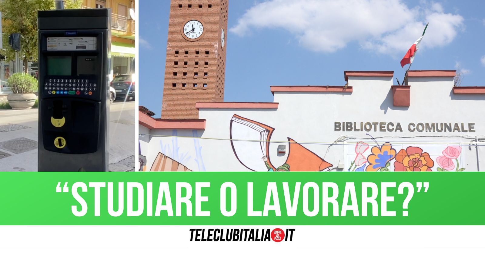 Giugliano, sosta a pagamento nei pressi della biblioteca: la proposta di 