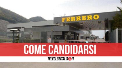 Campania, la Ferrero cerca personale: stipendi da 1442 euro al mese