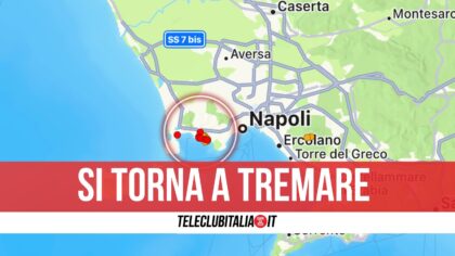 Napoli, nuova scossa di terremoto: tam tam sui social e gente in strada
