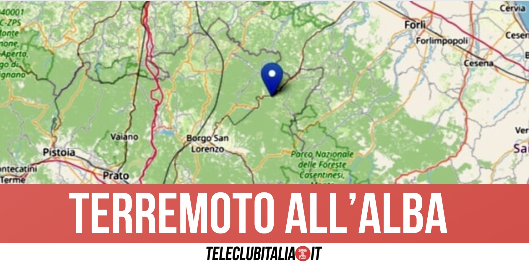 terremoto oggi toscana emilia romagna