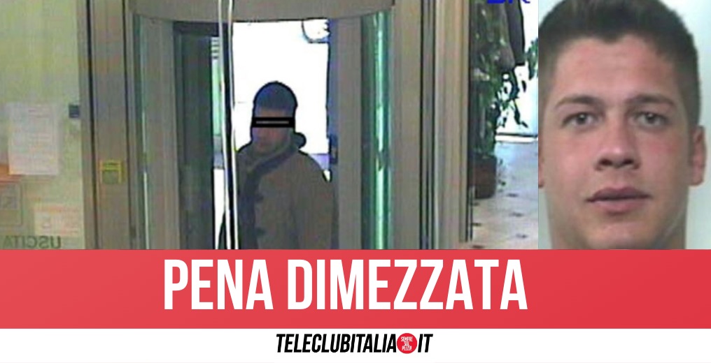 Rapine in banca, sconto di pena per lo specialista giuglianese