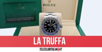Compra Rolex online e lo paga con assegno falso, scoperto 49enne napoletano