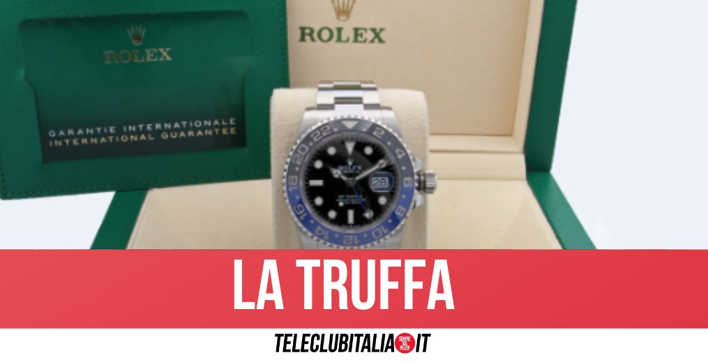 Compra Rolex online e lo paga con assegno falso, scoperto 49enne napoletano