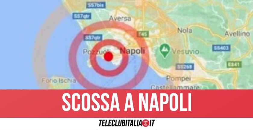 Terremoto, ancora una scossa tra Napoli e Pozzuoli