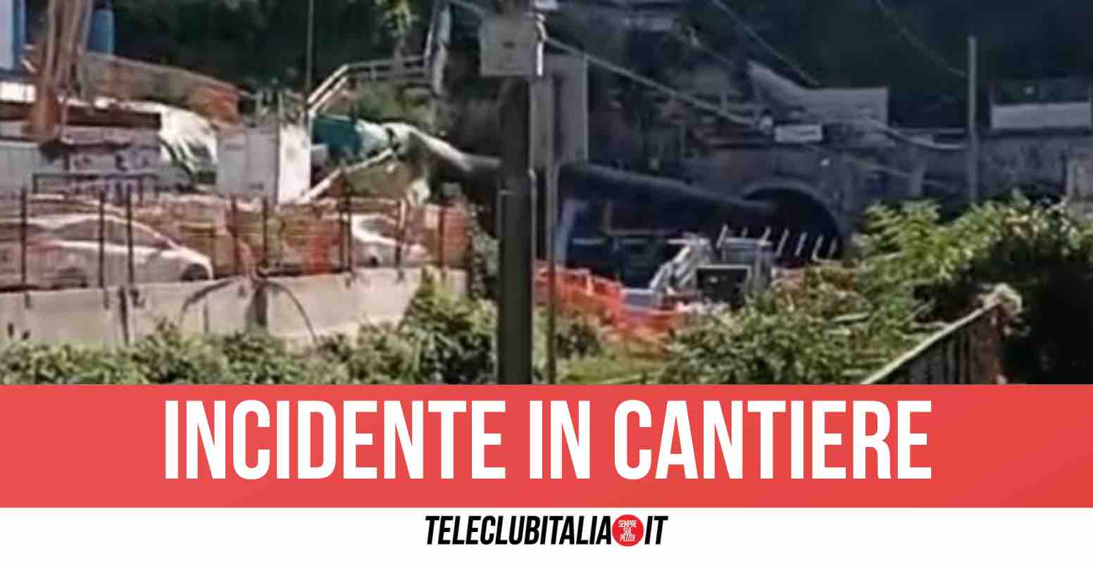 Circumvesuviana, esplosione nel tunnel del cantiere: grave operaio 22enne