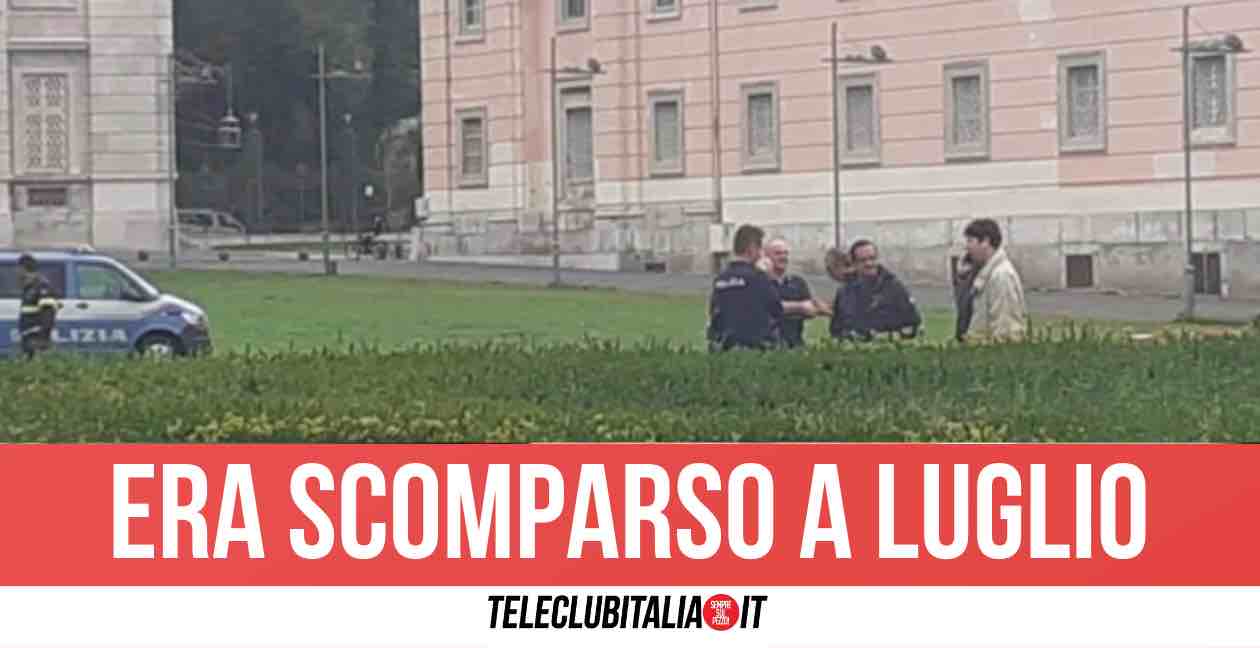 Resti umani fuori la Reggia di Caserta, identificato lo scheletro