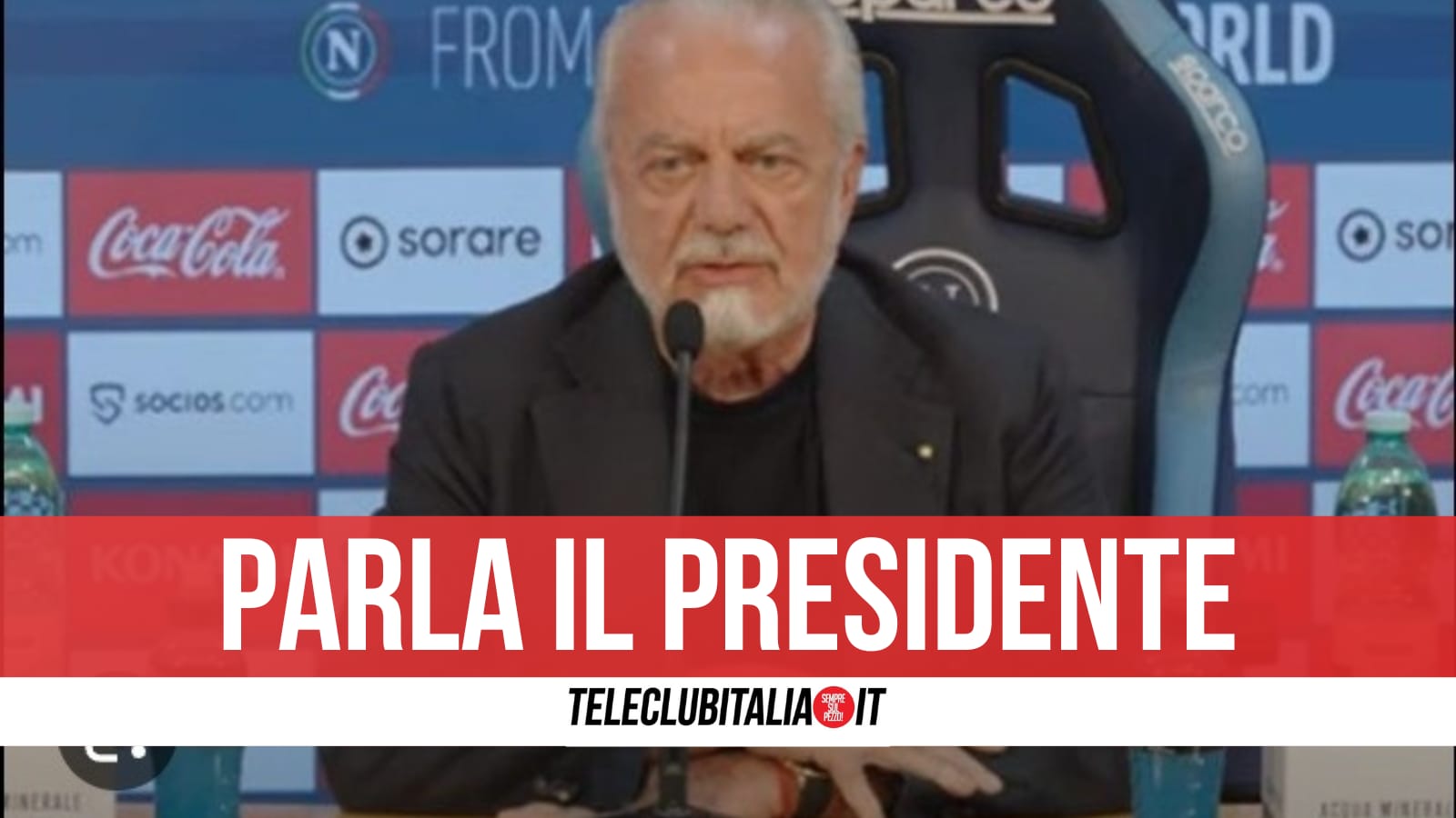 A tutto De Laurentiis: Conte, Giuntoli,Supercoppa,Osimhen