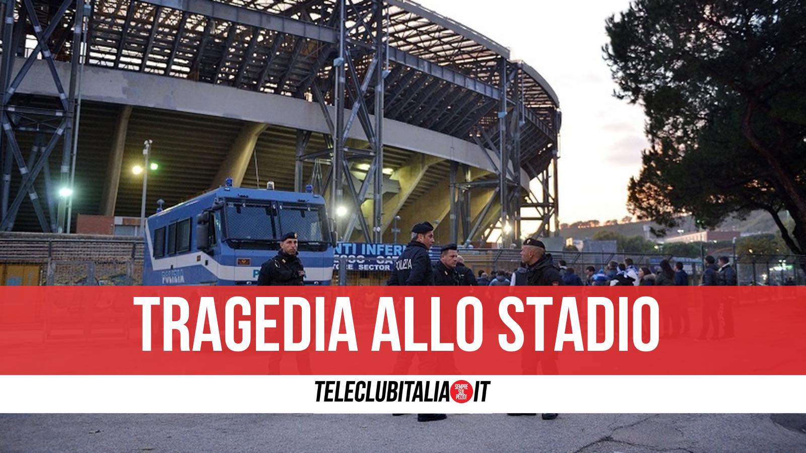 morto stadio maradona napoli milan