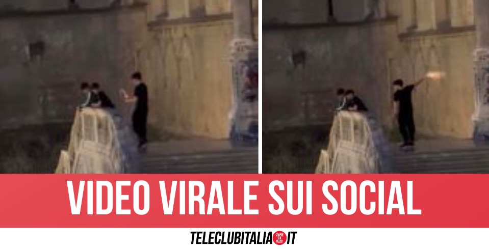 Petardi esplosi contro facciata di Santa Chiara a Napoli: nei guai 3 ragazzini