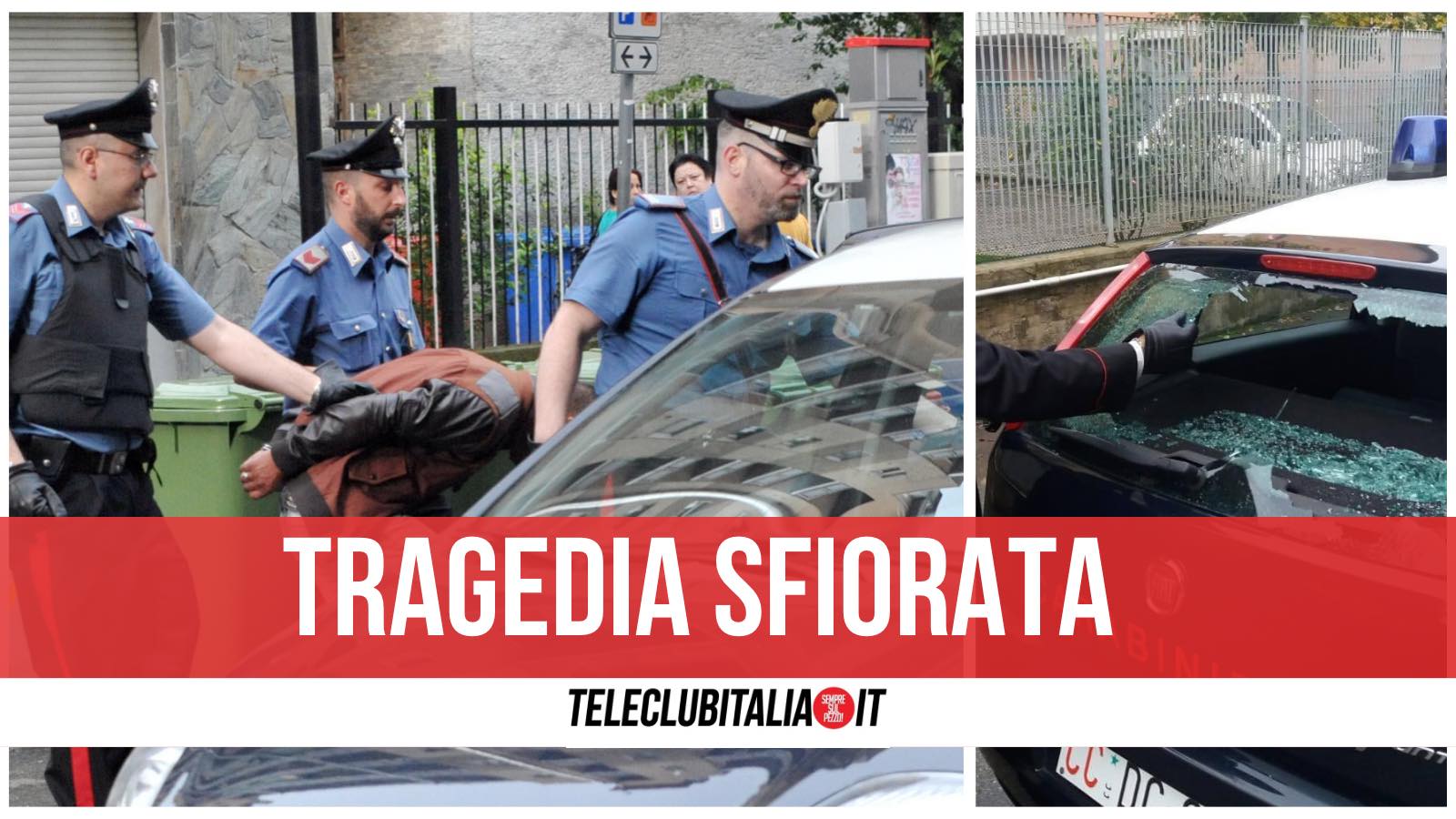 salvatore pugliese arresto napoli parabrezza sfondato