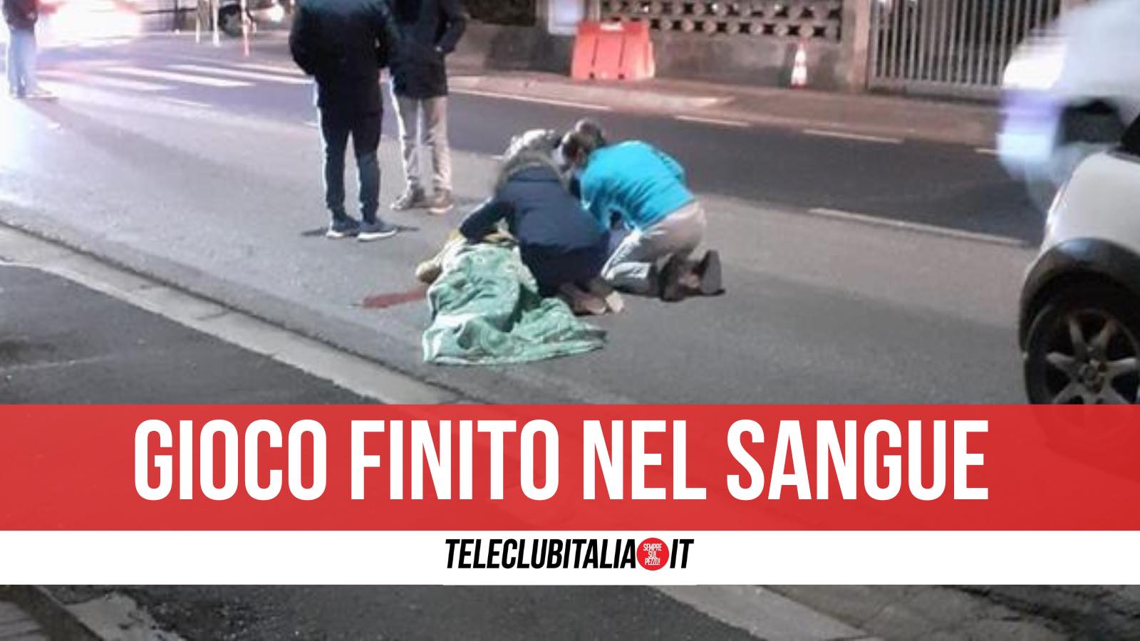 trascinata per metri piazza fuga napoli