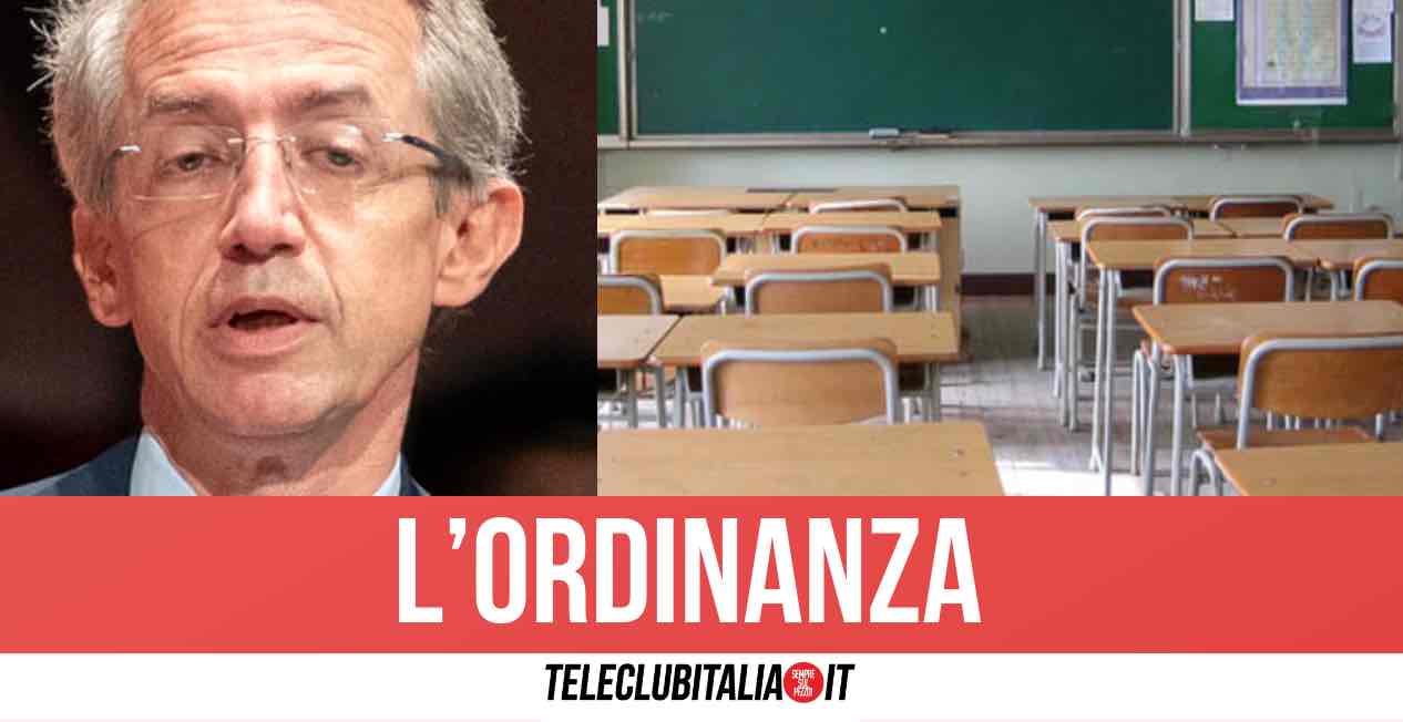 Scuole chiuse anche a Napoli, il sindaco firma l'ordinanza