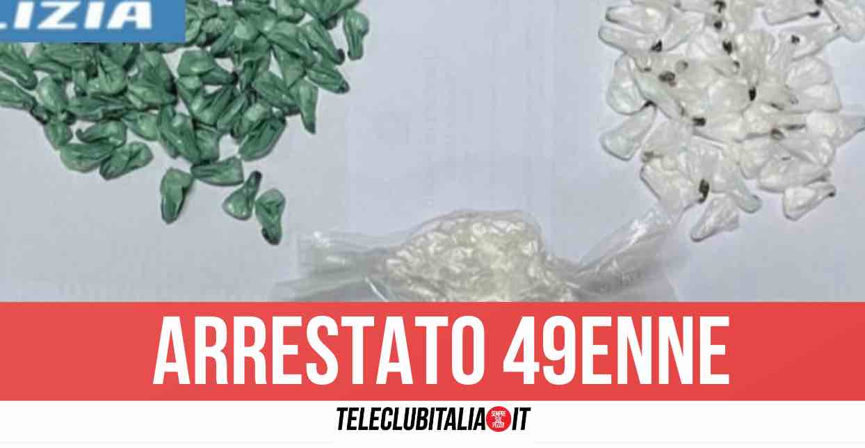 Napoli, pusher con oltre 100 dosi di cocaina: bloccato dai Falchi
