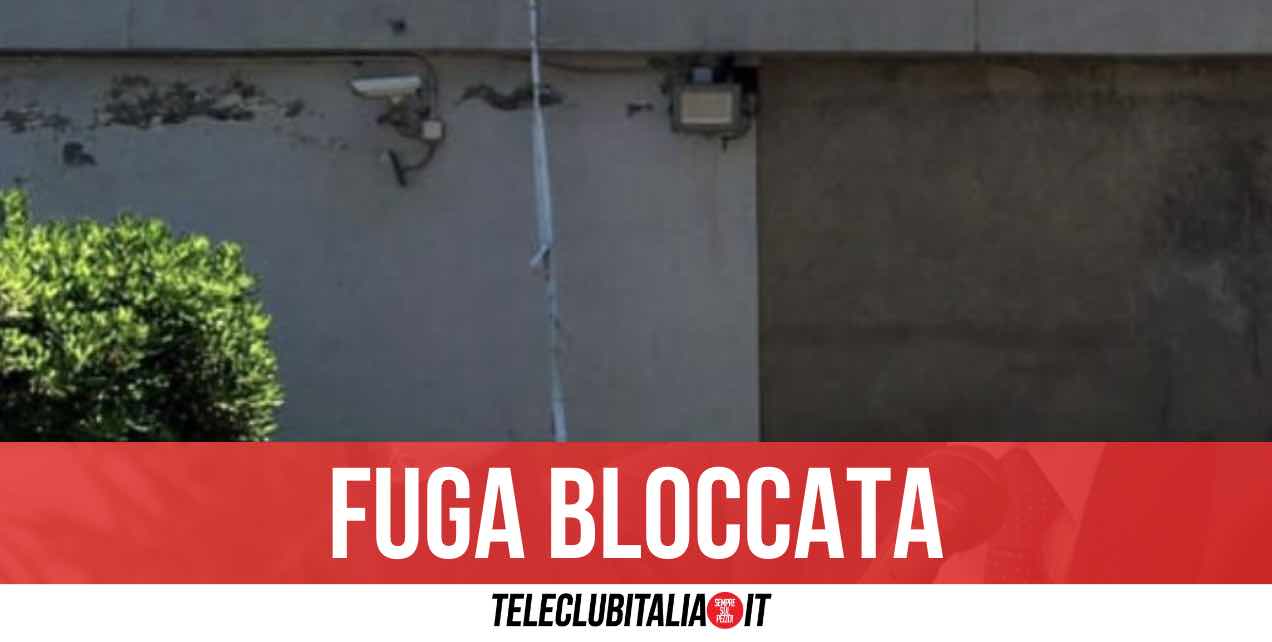 Detenuto in fuga dal carcere di Santa Maria, bloccato dagli agenti